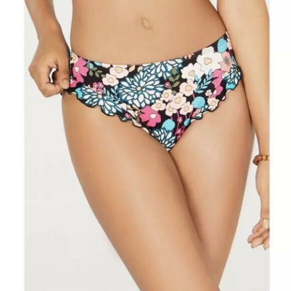 SUNDAZED NEW Ellie Ruffled Hipster Bikini Bottom Size Small - Picture 1 of 8